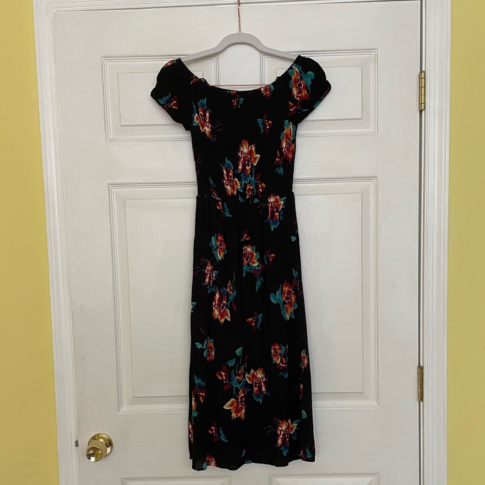 Floral midi dress